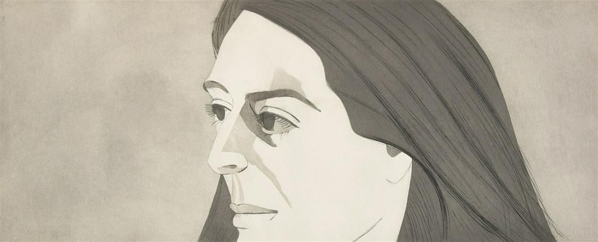 Alex Katz, Large Head of Ada; edition 34/44, 1972-73
Etching with aquatint on wove paper, 15 x 39.75 inches (paper) / 19 x 44 inches (framed)
KATZ00160