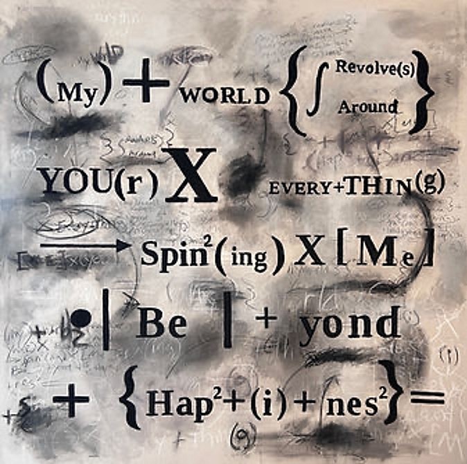 Gabriel Delgado, Z My World Revolved Around Your Everything, 2023
Mixed Media on raw Linen, 72 x 72 in.
DELG00011