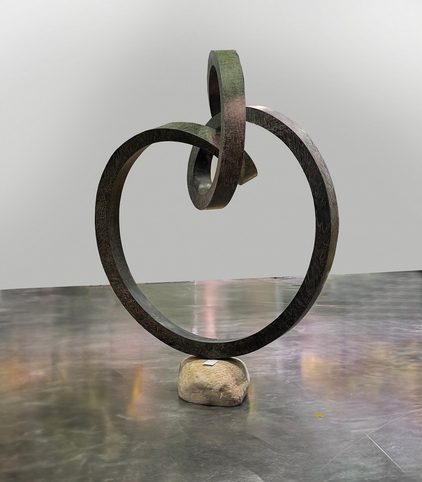 Gino Miles, Mezzanotte, 2025
Bronze and Boulder, 104 inches tall with 86 inch turning radius (narrowest width 52 inches)sits on 13 x 32 x 24 inch boulder
MILE00094