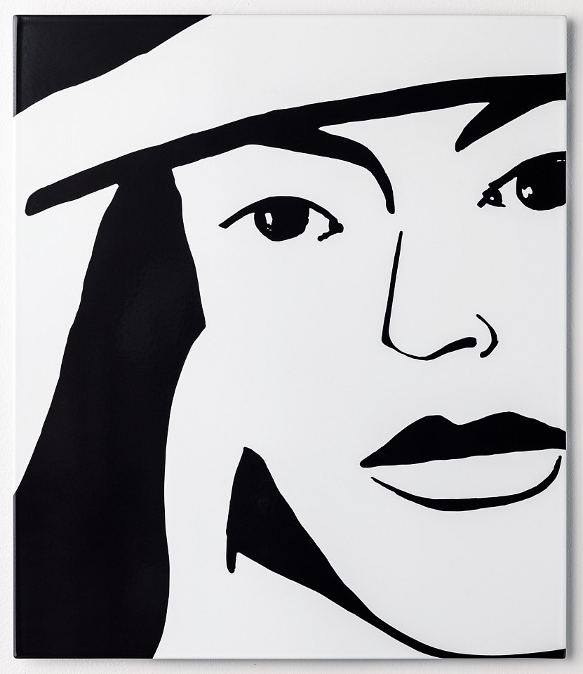 Alex Katz, Z Porcelain Beauty 4, edition of 25, 2022
Porcelain enamel mounted on aluminum, 24 x 20 3/4 in.
KATZ00170