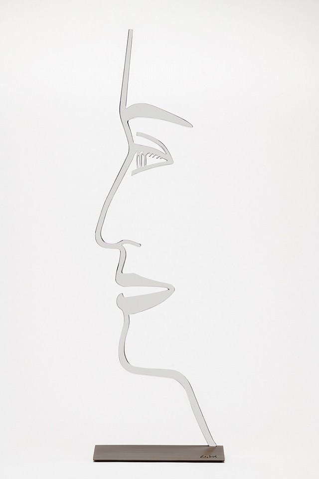 Alex Katz, Z Ada 1 Outline, edition of 35*, 2018
Polished aluminum mounted to bronze base, 24 1/2 x 7 1/4 x 5 in.
KATZ00166