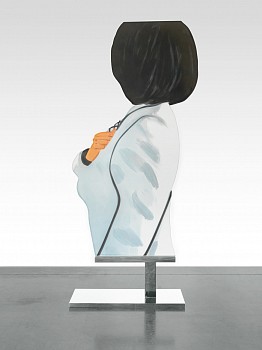 Work: Alex Katz Vivien in White Coat; edition 4/6