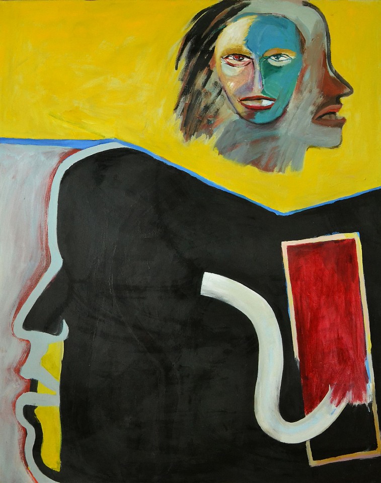 Harold Garde, Z Ancestic, c. 1991
Acrylic on canvas, 55 x 44 in.
GARD00009