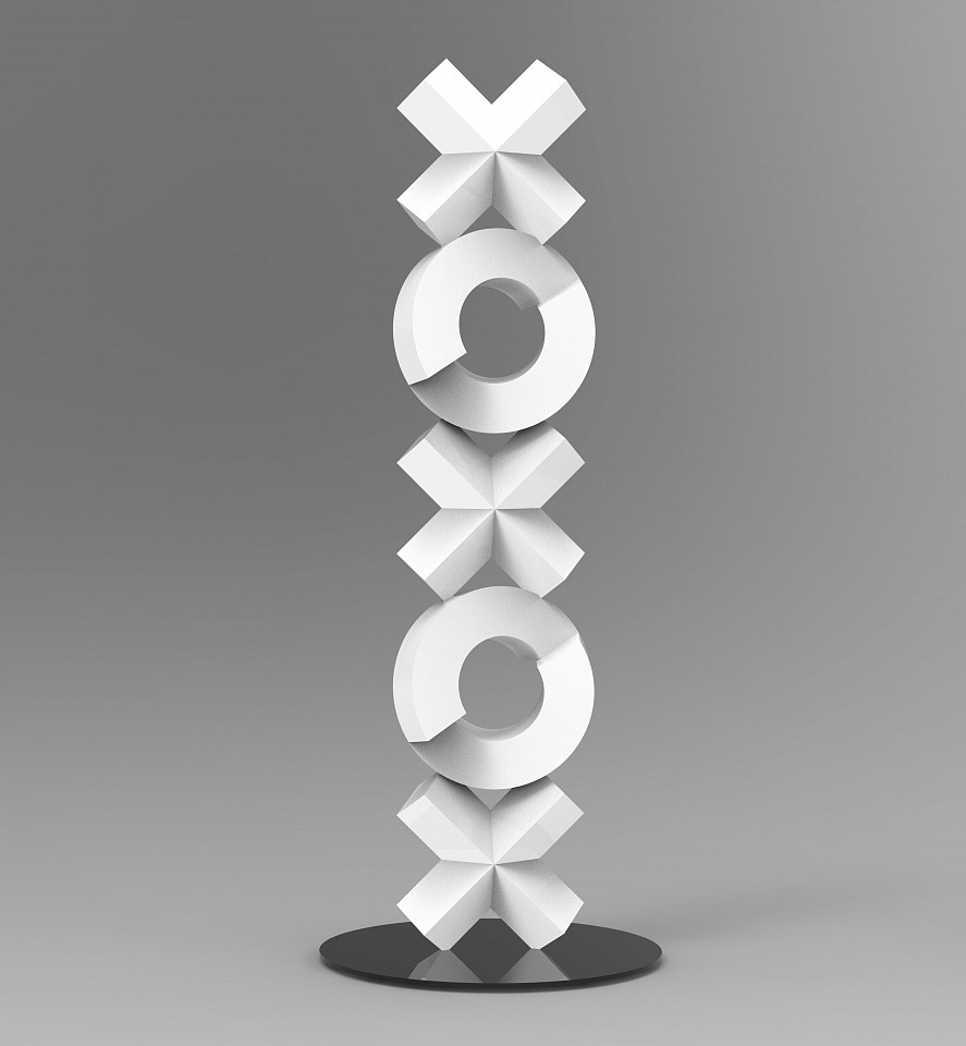 Rob Lorenson, XOXOX (White), 2025
Painted Aluminum, 96 in.
LORE00156