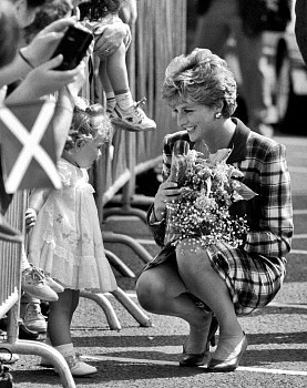 Harry Benson - Princess Diana, Glasgow, edition 9/35