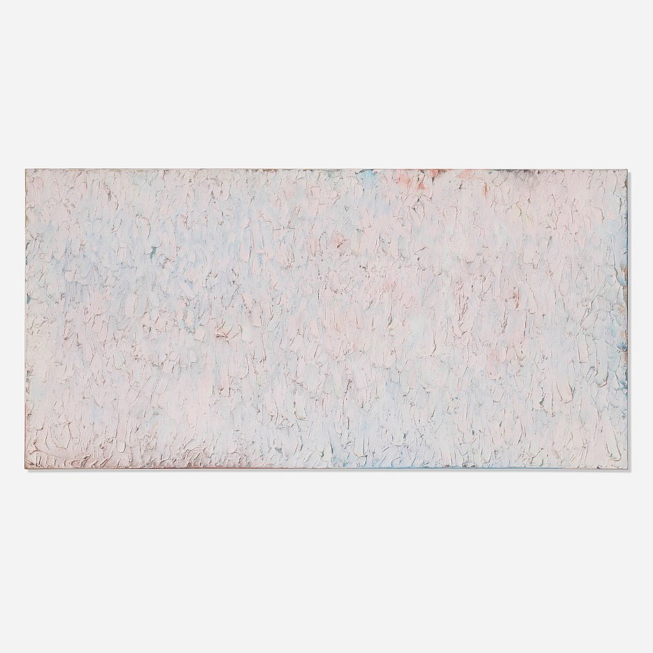 Stanley  Boxer (Estate), Hammeringheatchillingnoon, 1980
Oil on Linen, 40 x 80 in.
BOXE00194