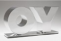 Deborah Kass, Z OY/YO; edition of 50
2020, Polished aluminum on polished aluminum base
