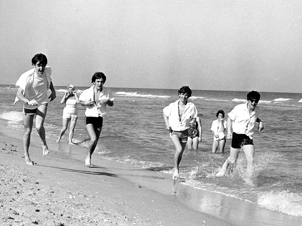 Harry Benson, Beatles Running on Miami Beach; edition 7/35, 1964
Photograph, 30 x 40 inches /
BENS00036