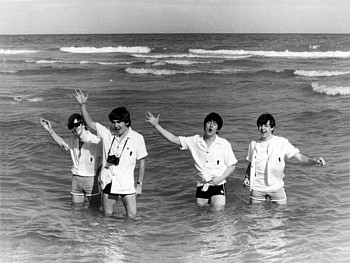 Harry Benson - Beatles Waving on Miami Beach; edition 6/35