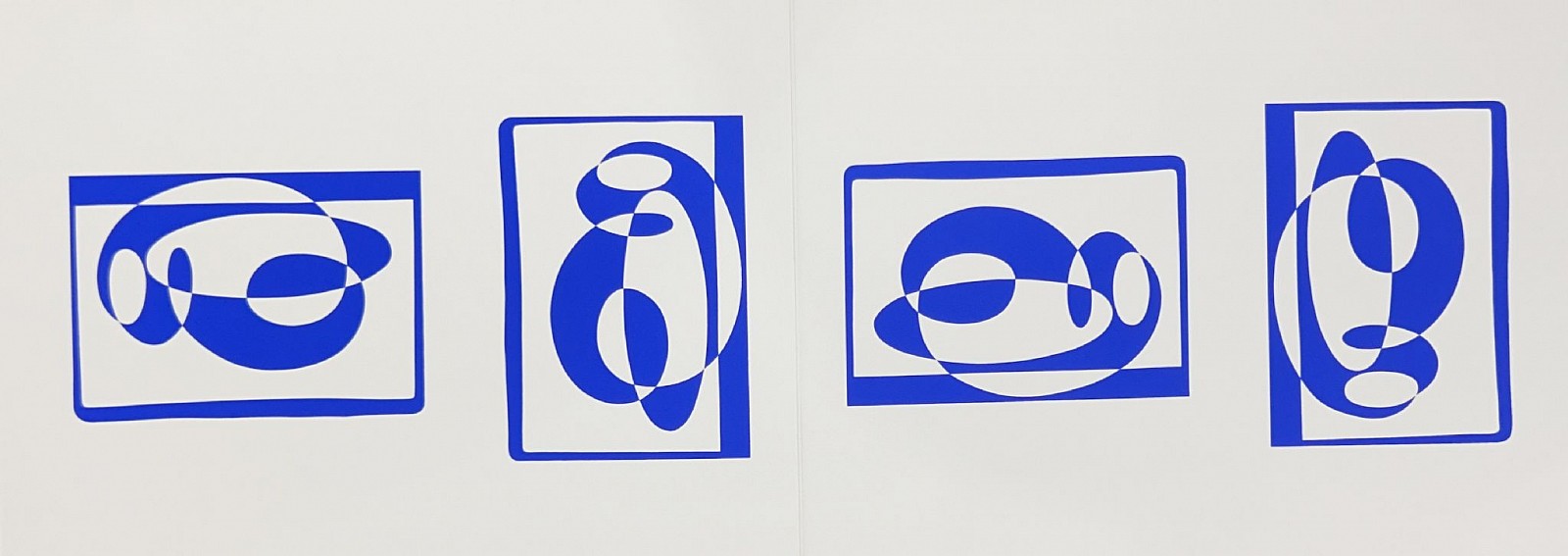Josef Albers, Untitled: Portfolio 2  Folder 2; from Formulation Articulation; edition 238/1000, 1972
screenprint on Mohawk Superfine Bristol paper, 15 x 40 inches (paper) / 17 x 42 inches (framed)
00036