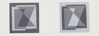 Josef Albers -&nbsp;Movement in Gray: Portfolio 2  Folder 30; from Formulation Articulation; edition 238/1000