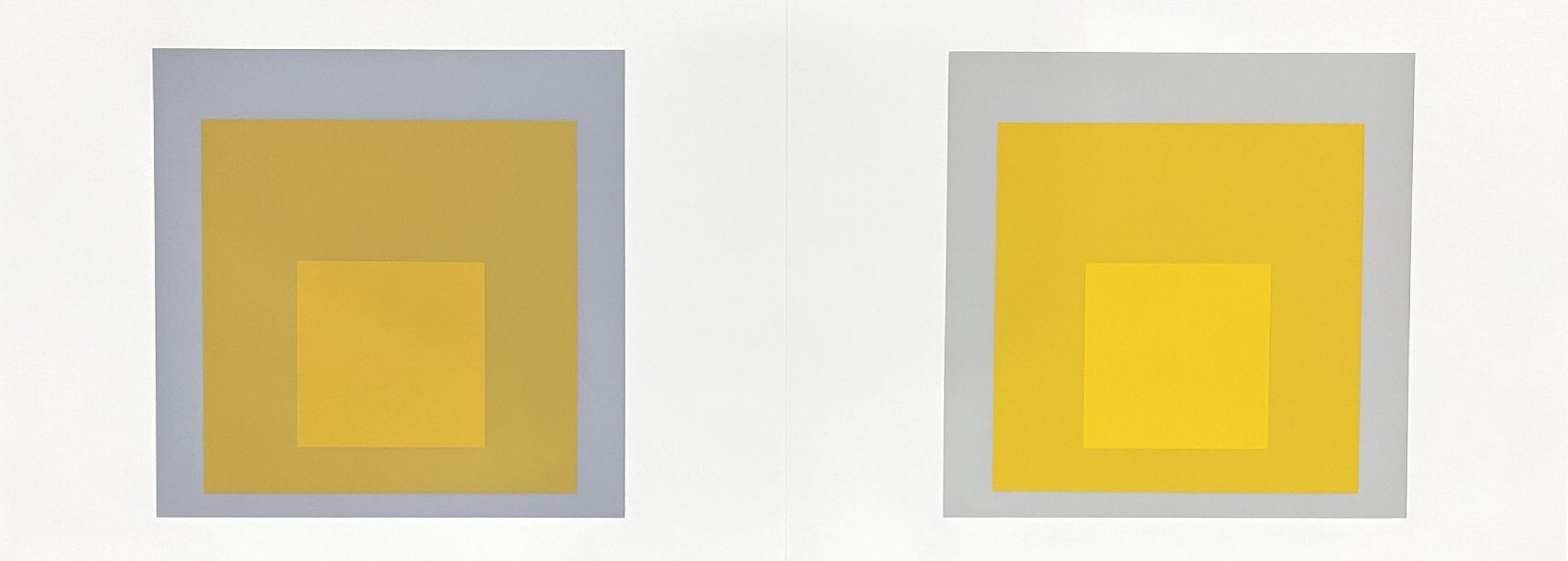 Josef Albers, Homage to the Square: Portfolio 2  Folder 4; from Formulation Articulation; edition 238/1000, 1972
screenprint on Mohawk Superfine Bristol paper, 15 x 40 in.
00038