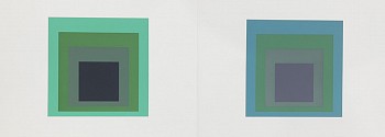 Josef Albers -&nbsp;Homage to the Square: Portfolio 2  Folder 13; from Formulation Articulation; edition 238/1000