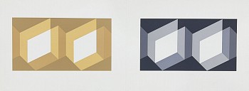 Josef Albers -&nbsp;Biconjugate: Portfolio 1  Folder 27; from Formulation Articulation; edition 238/1000