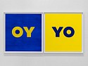 Deborah Kass, OY/YO; (portfolio of 2) edition of 40
2020, Color silkscreen and flocking on Rising 2-ply Museum Board