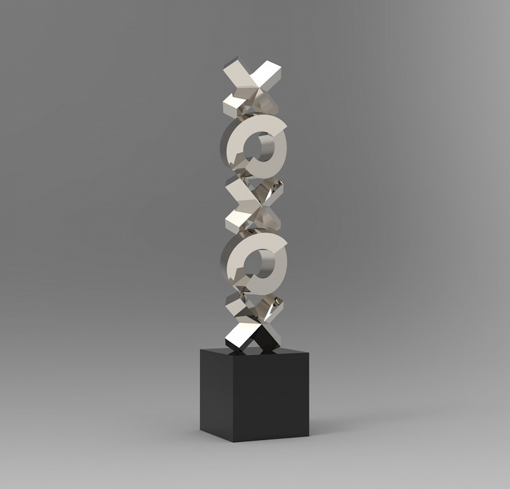 Rob Lorenson, XOXOX, 2025
stainless steel, 72 x 17 x 13 in.
LORE00158