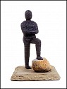 Boaz Vaadia, Shemaryahu (#19); edition of 7
1993, Bronze, Bluestone and Boulder