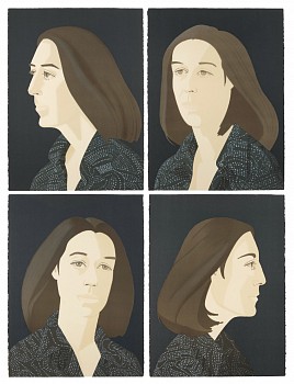 Alex Katz -&nbsp;Ada Four Times #1-4; edition 5/120