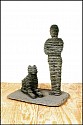Boaz Vaadia, Z Zur with Dog (#1); edition of 5 + 1AP
1989, Bronze and Bluestone