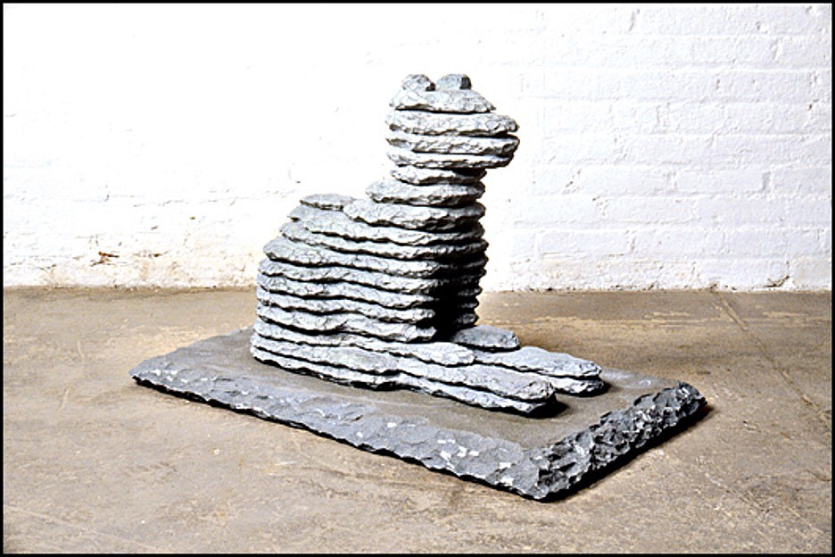 Boaz Vaadia, Z Lying Dog (#22); edition of 5 + 1AP, 1995
Bronze and Bluestone, 21 1/2 x 35 1/2 x 20 in.
VAAD00257