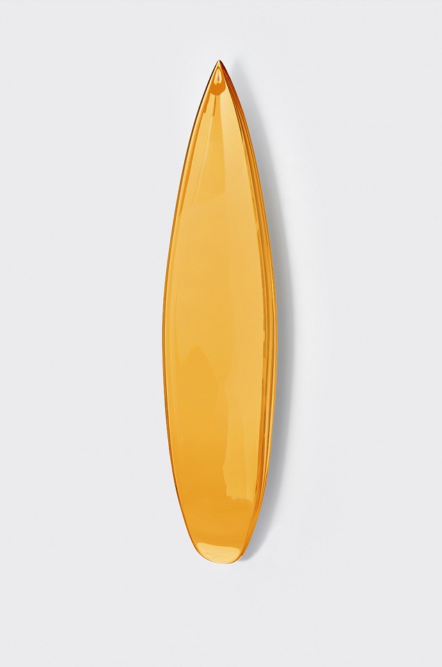Alexandra Karram &amp; Giovanni Scacchi, Surf (Gold); edition of 12, 2024
Cast acrylic with mirror, 72 x 20 x 4 in.
KAHI00008