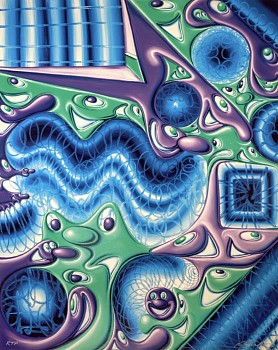 Kenny Scharf -&nbsp;Z Things (from Woodz 'N Thingz portfolio); edition of 40