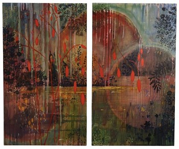 Mira Lehr -&nbsp;Infinity Pond (diptych)