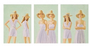 Work:&nbsp;Alex Katz Springtime Couples (Triptych); edition of 30