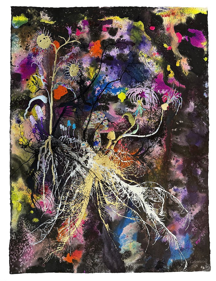 Jill Hotchkiss, Untitled, 2026
gold leaf and ink on Arches archival cotton paper, 30 x 22 in. paper / 36 x 28 inches framed
HOT00012